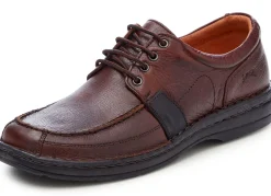 Clearance BADER GINO GALANTE, schicke Herren- Schnürschuhe, mit herausnehmbarem Fußbett BURGUND