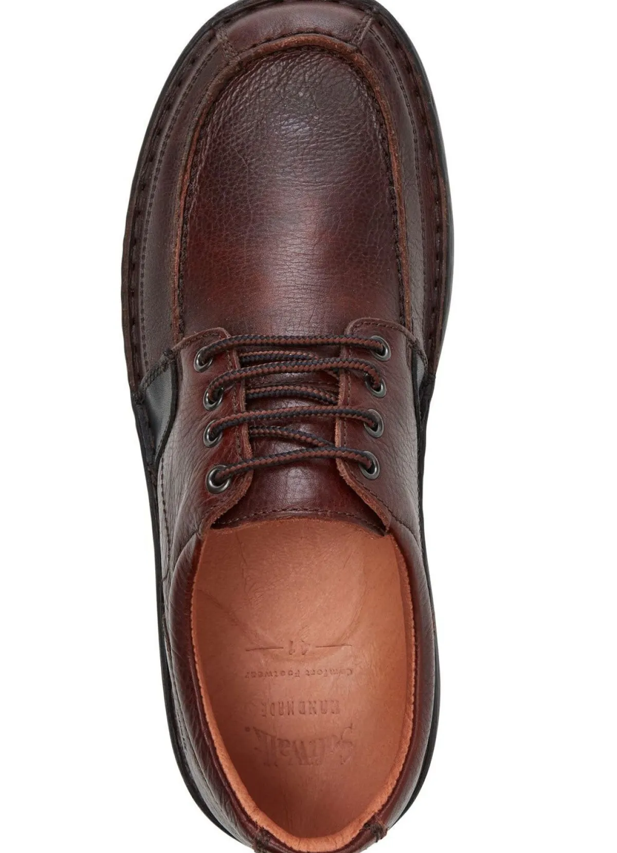Clearance BADER GINO GALANTE, schicke Herren- Schnürschuhe, mit herausnehmbarem Fußbett BURGUND