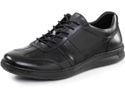 Sale GINO GALANTE , schicke Herren-Schnürschuhe, mit herausnehmbarem Fußbett SCHWARZ