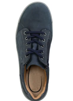 Sale GINO GALANTE Schnürschuh aus bestem Rind-Nubukleder MARINE