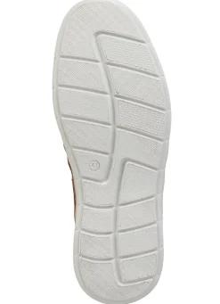 Outlet GINO GALANTE Slipper aus luftig perforiertem Rind-Nubukleder COGNAC