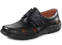 Best GINO GALANTE Slipper aus genarbtem Rind-Nappaleder SCHWARZ