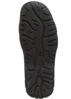 Best GINO GALANTE Slipper aus genarbtem Rind-Nappaleder SCHWARZ