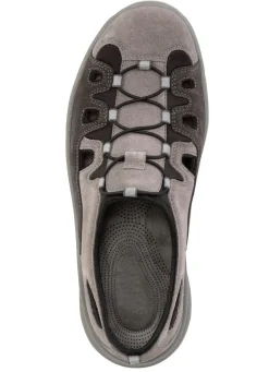 GINO GALANTE Slipper mit elastischer Zierschnürung TAUPE-STEIN