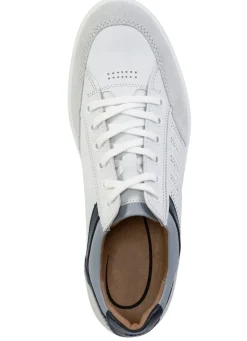 Outlet GINO GALANTE Sneaker mit Kontrast-Besätzen und Zierlochung WEISS