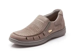 Best GINO GALANTE , sommerliche Herren-Slipper, mit herausnehmbarem Fußbett SAND
