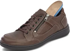 Outlet GINO GALANTE , sportliche Herren-Schnürhschuhe, mit herausnehmbarem Fußbett MARONE