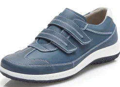 Outlet GINO GALANTE , sportliche Herren-Sneaker, mit herausnehmbarem Fußbett JEANS-WEISS