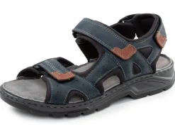 Hot GINO GALANTE , sportliche Herren-Sandalen, mit Klettverschluss MARINE