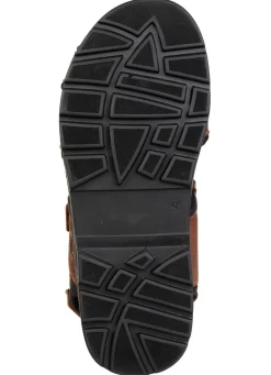 GINO GALANTE , sportliche Herren-Sandalen, mit Klettverschluss BRAUN