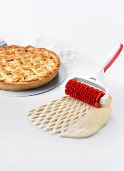 Sale BADER Gitterroller von Westmark für schön verzierte Kuchen ROT/WEISS