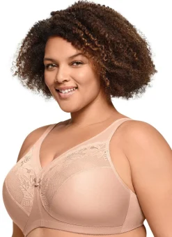 Outlet BADER Glamorise Minimizer-BH mit elastischer Spitze PUDER