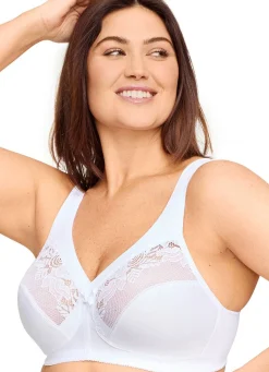 Outlet BADER Glamorise Minimizer-BH mit elastischer Spitze WEISS