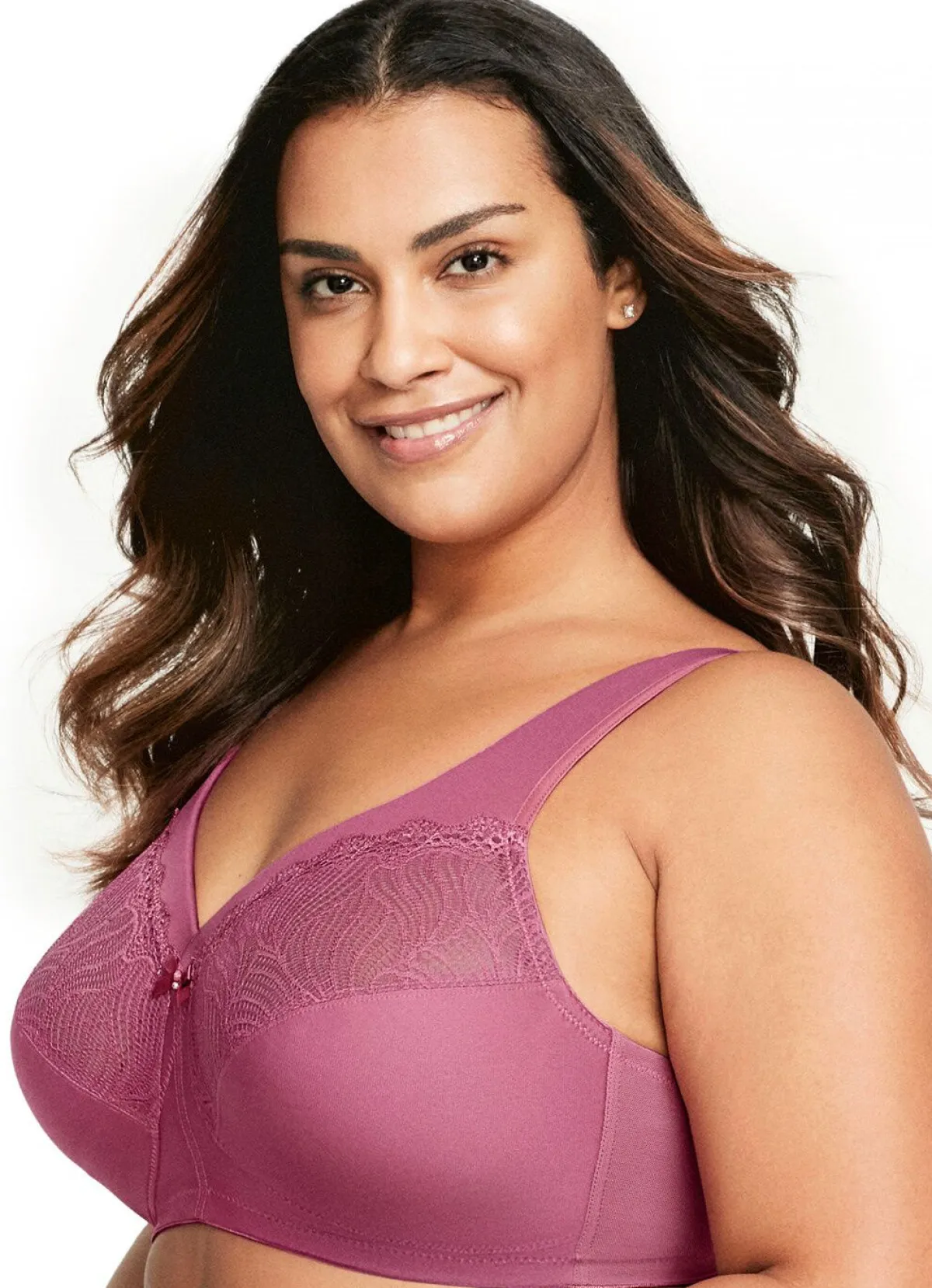 New GLAMORISE Stütz-BH mit Spitze AZALEE