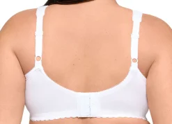 Best GLAMORISE Stütz-BH mit Stickereispitze WEISS