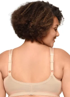 BADER Glamorise Stütz-BH mit Vorderverschluss BEIGE