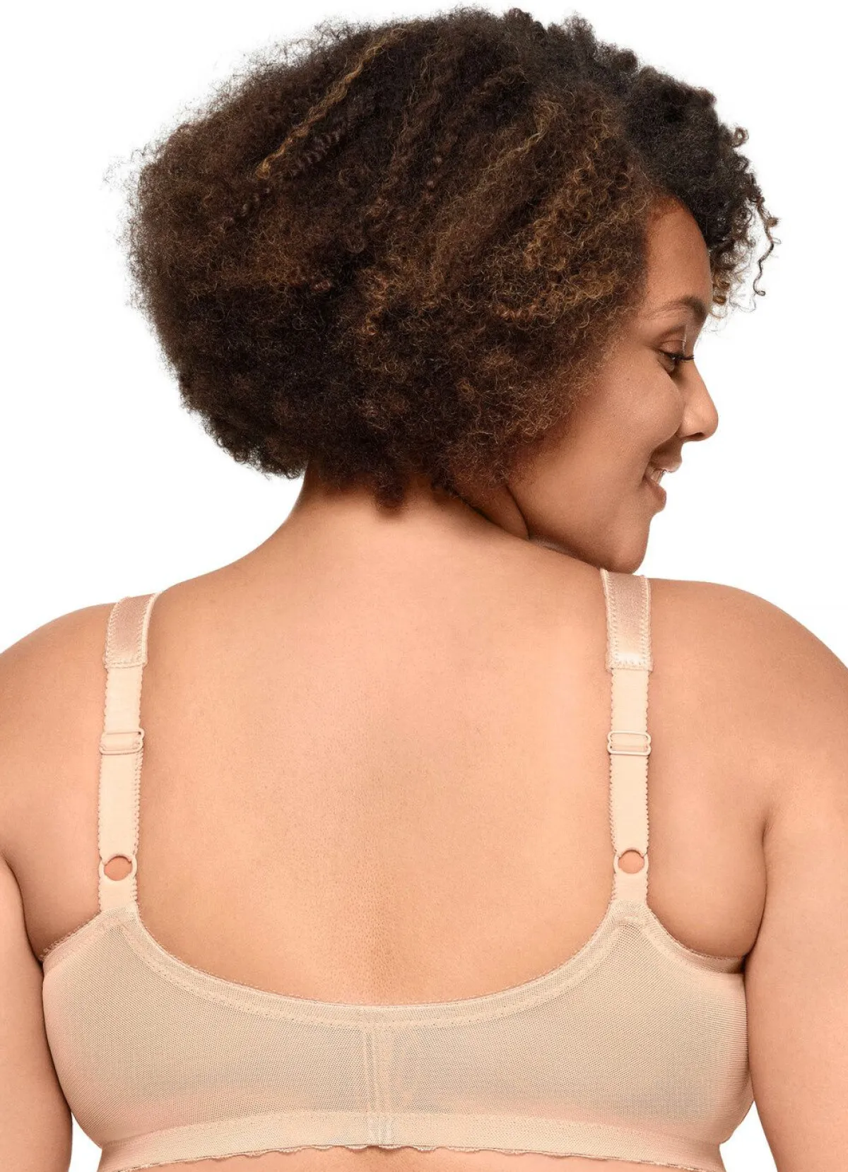 BADER Glamorise Stütz-BH mit Vorderverschluss BEIGE