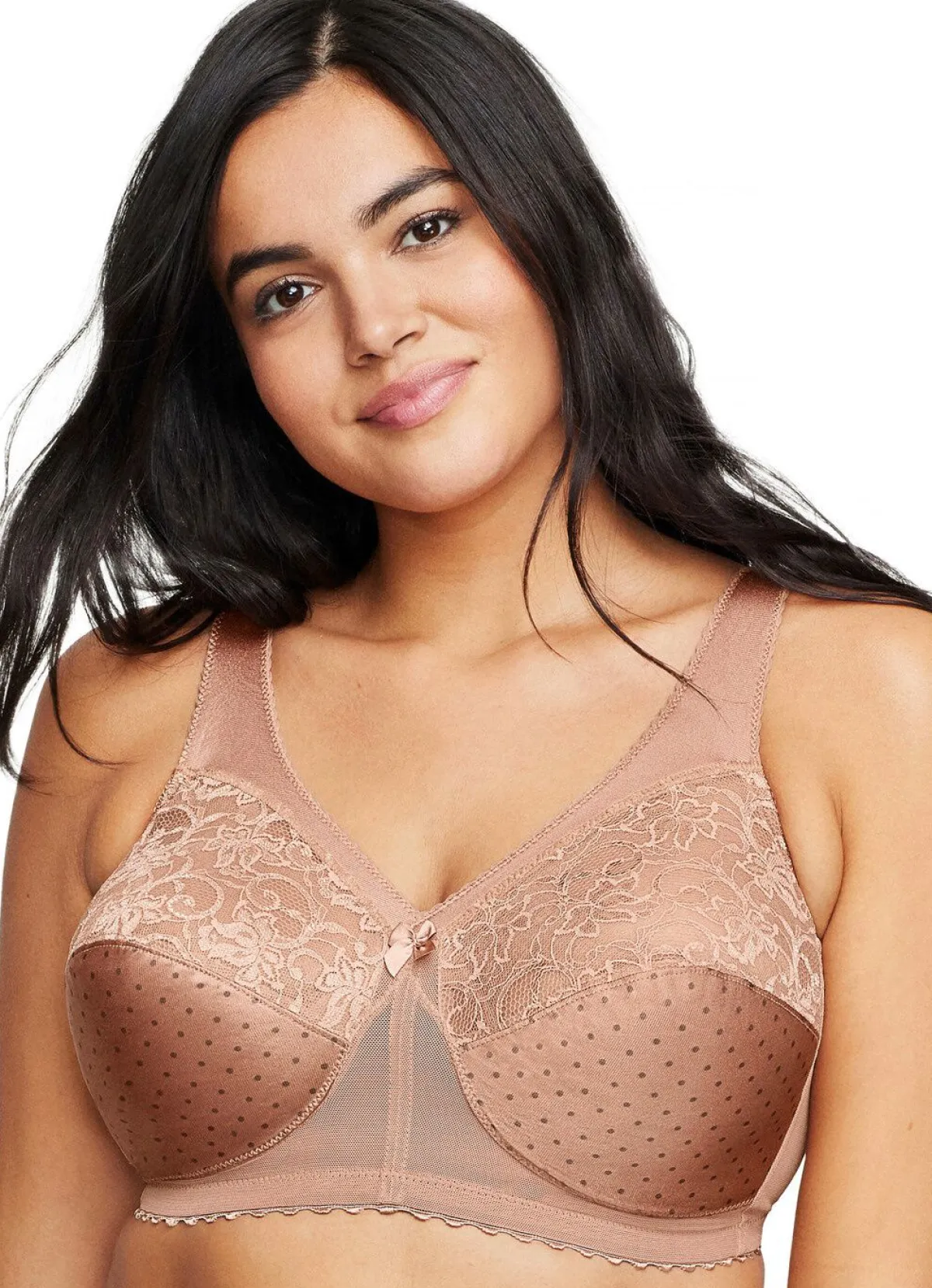 Best GLAMORISE Stütz-BH mit Spitze CAPPUCCINO