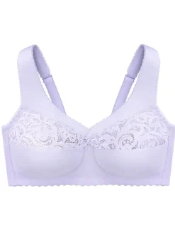 Sale GLAMORISE Stütz-BH mit Stickereispitze FLIEDER
