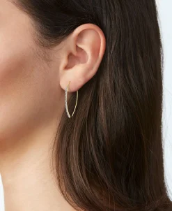 Hot BADER Glamouröse Ohrhaken mit Brillanten