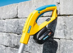 Clearance BADER Gloria FineCut Akku-Einhandmäher GELB-BLAU