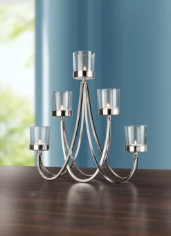 Sale GOEBEL Kerzenleuchter aus Metall SILBER