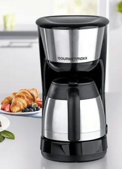 Sale GOURMETMAXX Thermo-Kaffeemaschine SCHWARZ