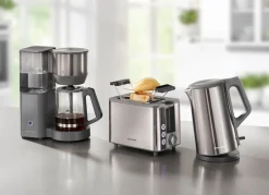 Sale GRUNDIG Frühstücksserie aus hochwertigem Edelstahl GRAU