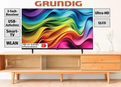 Outlet BADER Grundig GUB7440Q 4K-UHD-Smart-QLED-Fernseher SCHWARZ