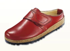 Discount HAFLINGER -Lederclog aus weichem Rindleder ROT