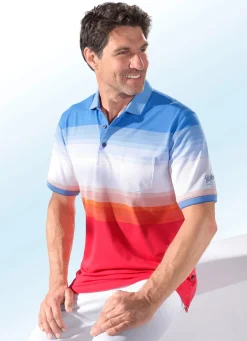 Online HAJO SPORTSWEAR „Hajo“ Poloshirt in 2 Farben BLEU-ROT