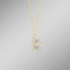 Online BADER Halskette im Blumen-Design, 10 Brillanten, 22 Diamanten