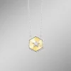 Discount BADER Halskette in Bicolor mit 1 Brillant und 36 Diamanten