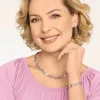 Outlet BADER Halskette mit Kristallen in Pink
