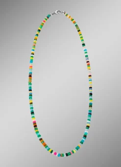 New BADER Halskette mit Multi Kristallopal
