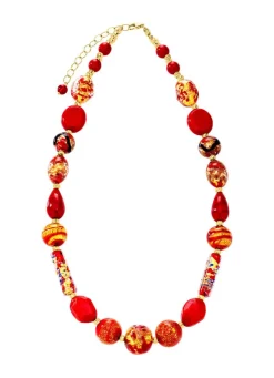 Discount BADER Halskette mit Muranoglas-Perlen