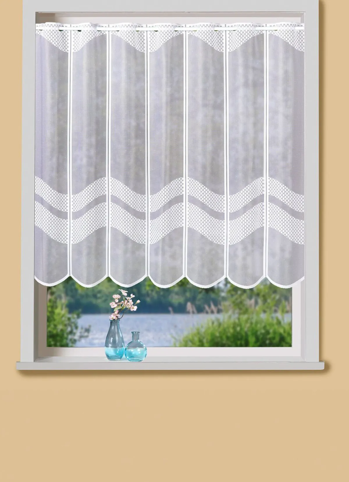 BADER Handcolorierter Kurzstore WEISS-WEISS