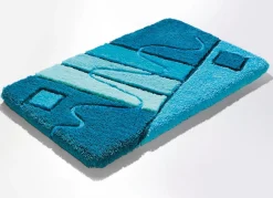 New BADER Handgearbeitete Badgarnitur in harmonischen Farbtönen BLAU