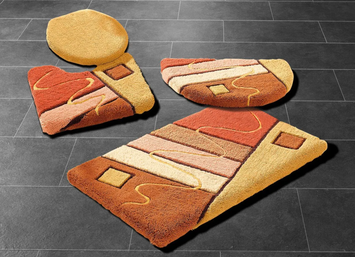 Discount BADER Handgearbeitete Badgarnitur in harmonischen Farbtönen TERRA-BRAUN