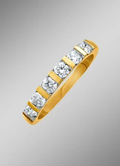 Sale BADER Handgearbeiteter Damenring mit echten Brillanten GOLD