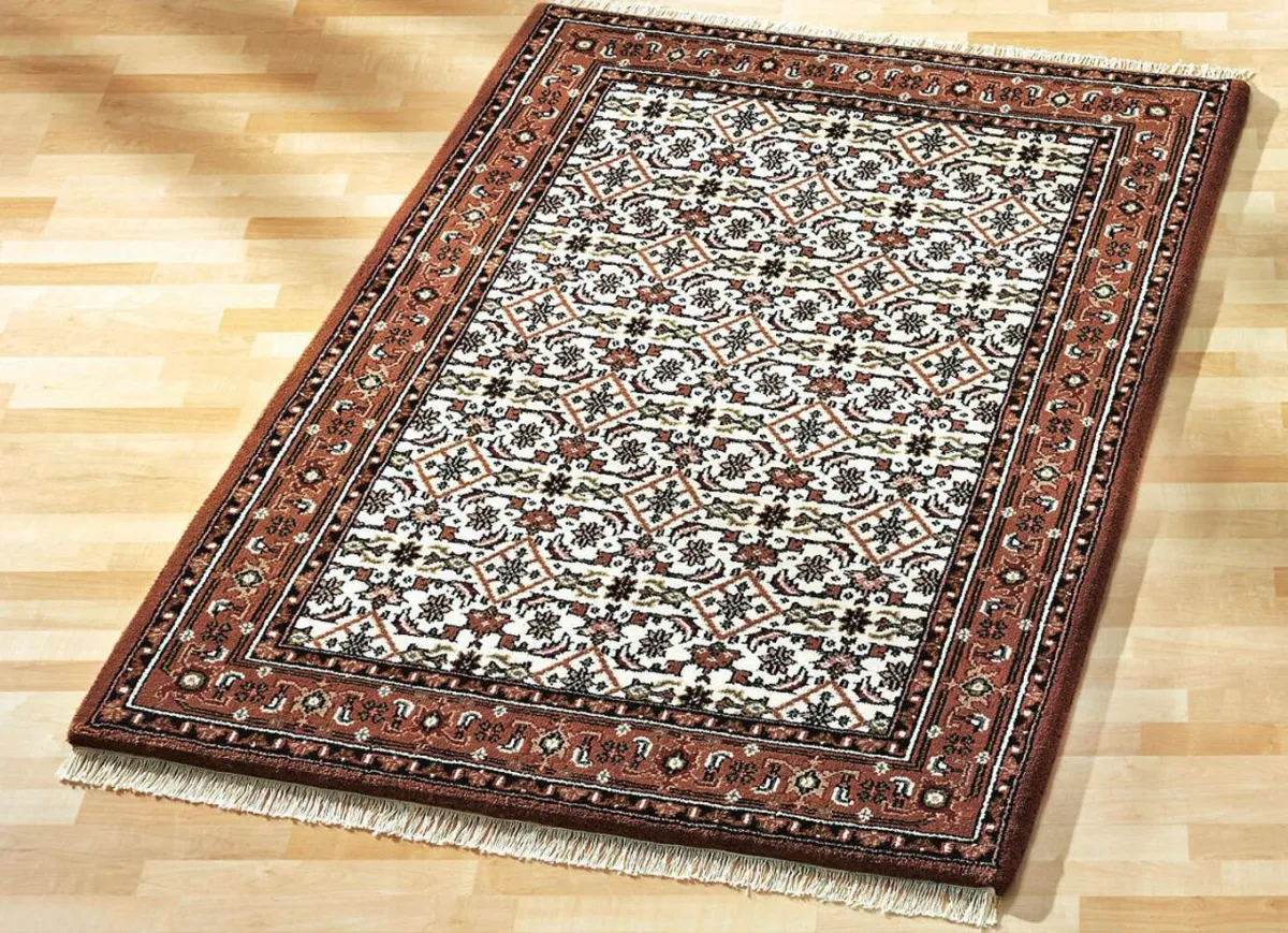 Best BADER Handgeknüpfte Brücken, Galerie und Teppiche BEIGE