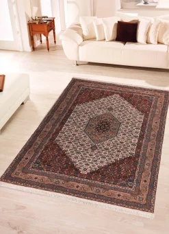 RUGMARK Handgeknüpfte Brücken, Teppiche und Galerien aus 100% Schurwolle BEIGE