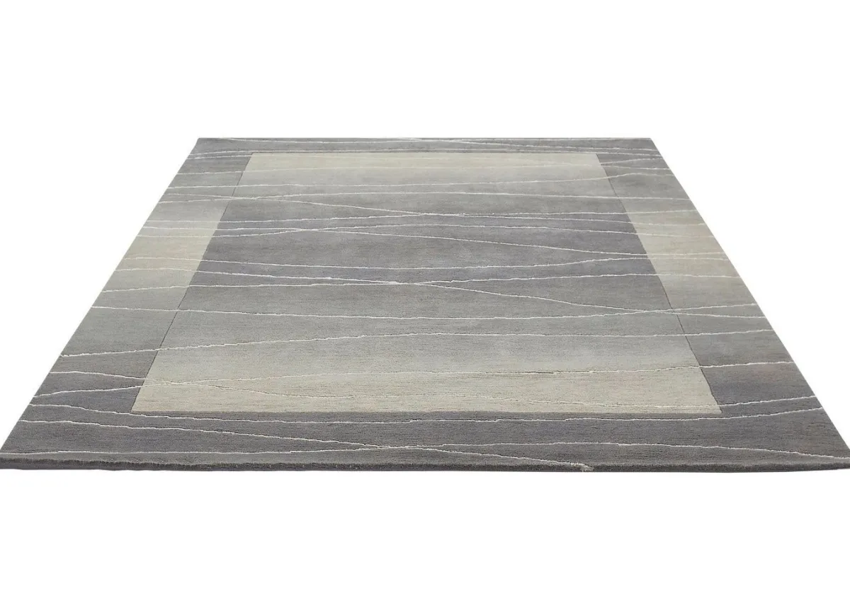 Sale BADER Handgeknüpfte Brücken und Teppiche in Naturfaser-Qualität SILBER