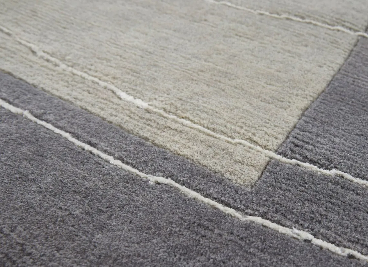 Sale BADER Handgeknüpfte Brücken und Teppiche in Naturfaser-Qualität SILBER