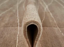 BADER Handgeknüpfte Brücken und Teppiche in Naturfaser-Qualität SAND