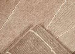 BADER Handgeknüpfte Brücken und Teppiche in Naturfaser-Qualität SAND