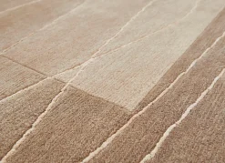 BADER Handgeknüpfte Brücken und Teppiche in Naturfaser-Qualität SAND