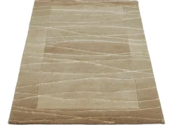 Best BADER Handgeknüpfte Brücken und Teppiche in Naturfaser-Qualität BEIGE