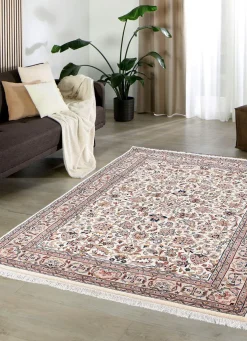 New BADER Handgeknüpfte Brücken und Teppiche aus 100% Schurwolle BEIGE