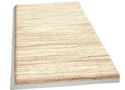 Best BADER Handgetuftete Brücken, Teppiche und Bettumrandung UNI BEIGE